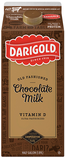 Old Fashioned Chocolate Milk Half Gallon UP Darigold