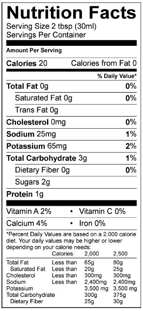 Half And Half Nutrition Label Labels Ideas 19