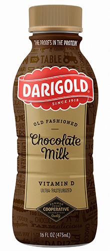 Old Fashioned Chocolate Milk Pint UP - Darigold