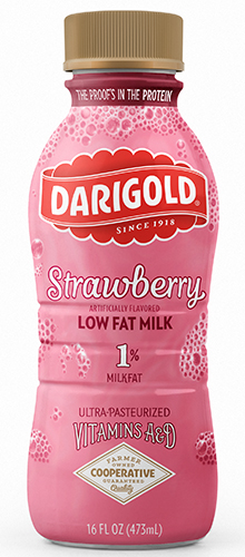 with milk fat 3.25 Low Milk  Fat  Pint Strawberry UP 1 Darigold